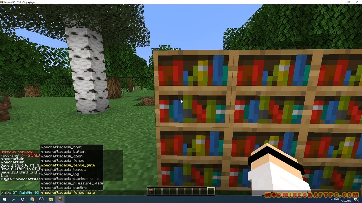 Bookshelf Minecraft Mod Mod Minecraft Pc